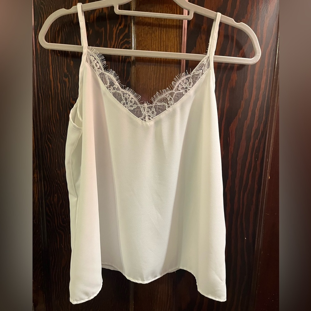 NWT White Camisole Size L